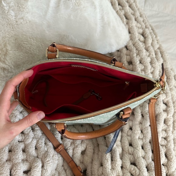 🦋SOLD🦋 Dooney & Bourke | Charlie Satchel | Spearmint Hand Bag - Picture 5 of 11